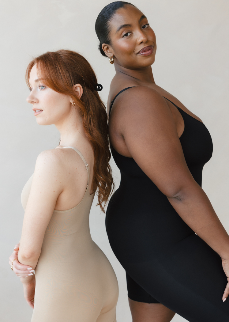 Mid-Thigh Sculpting Shapewear — Curvy 12-20 / Black