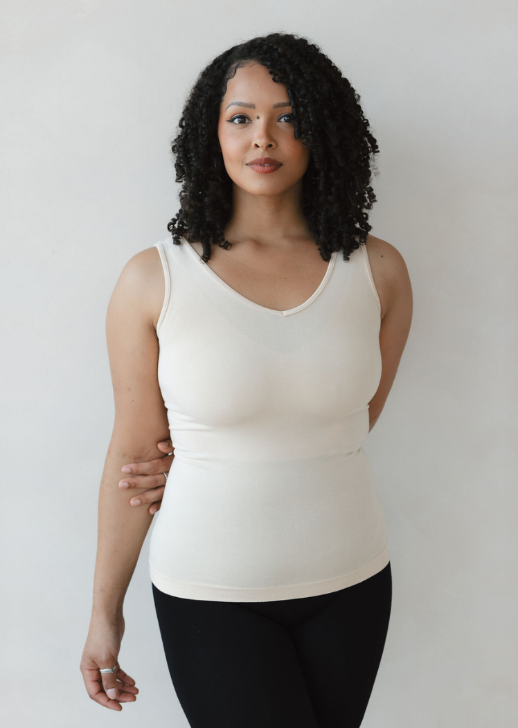 Reversible Tank — Ivory / 22.5