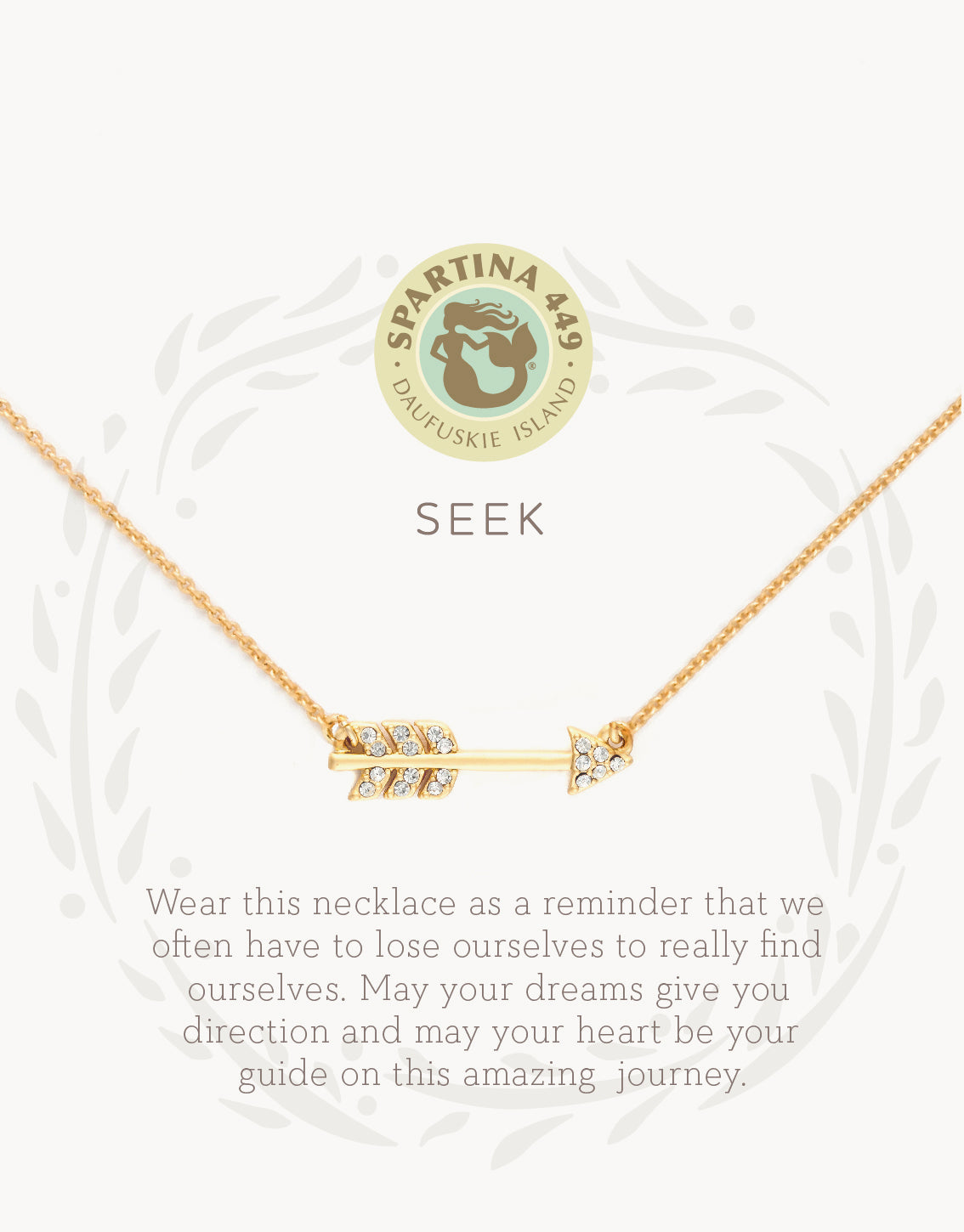 Sea La Vie Seek Necklace — Gold