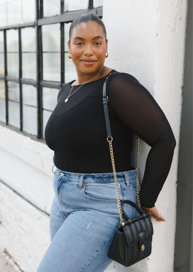 Sheer Long Sleeve Top