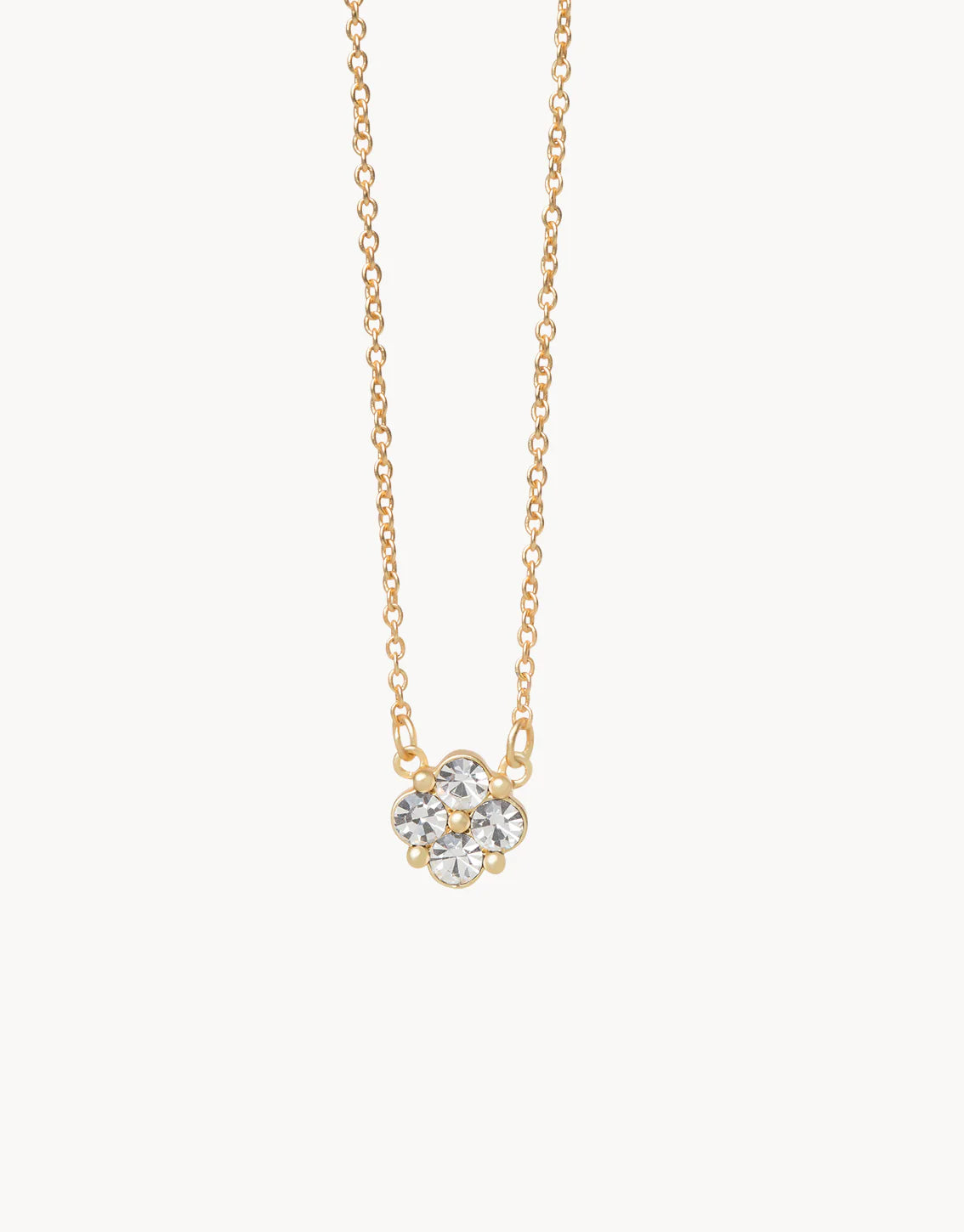 Sea La Vie Necklace Blessed Crystal Clover