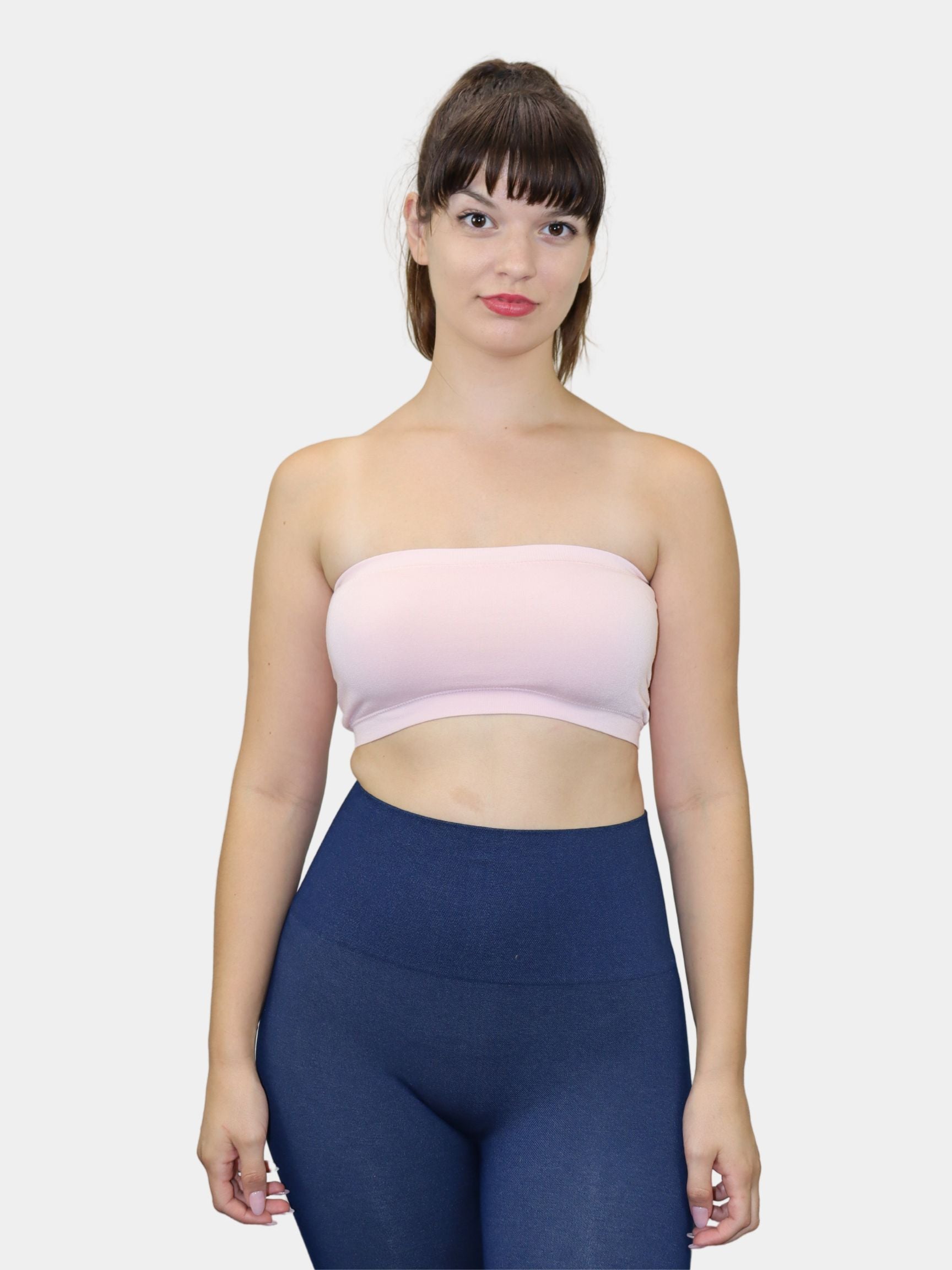 Solid Bandeau — Blush / One Size