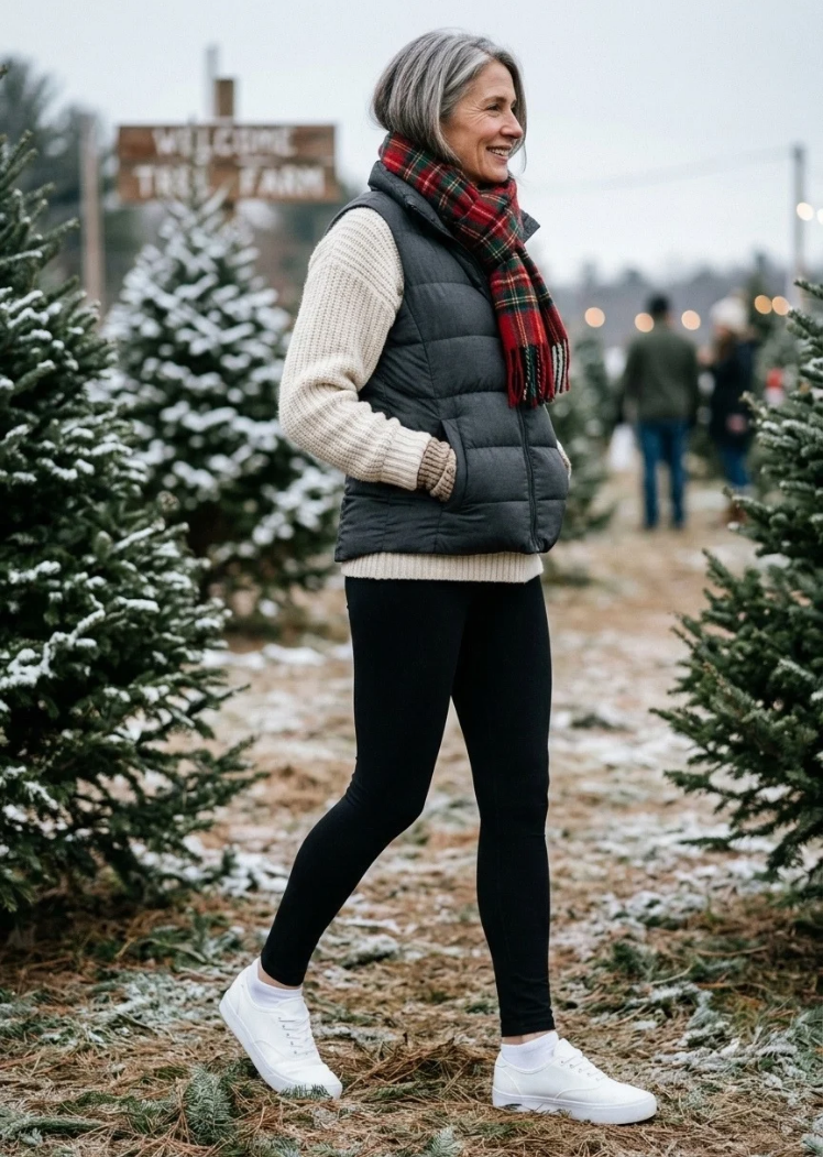 Fleece Lined Leggings — Black / Regular 0-8
