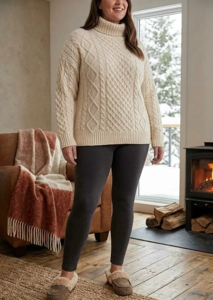 Fleece Lined Leggings — Charcoal / Regular 0-8