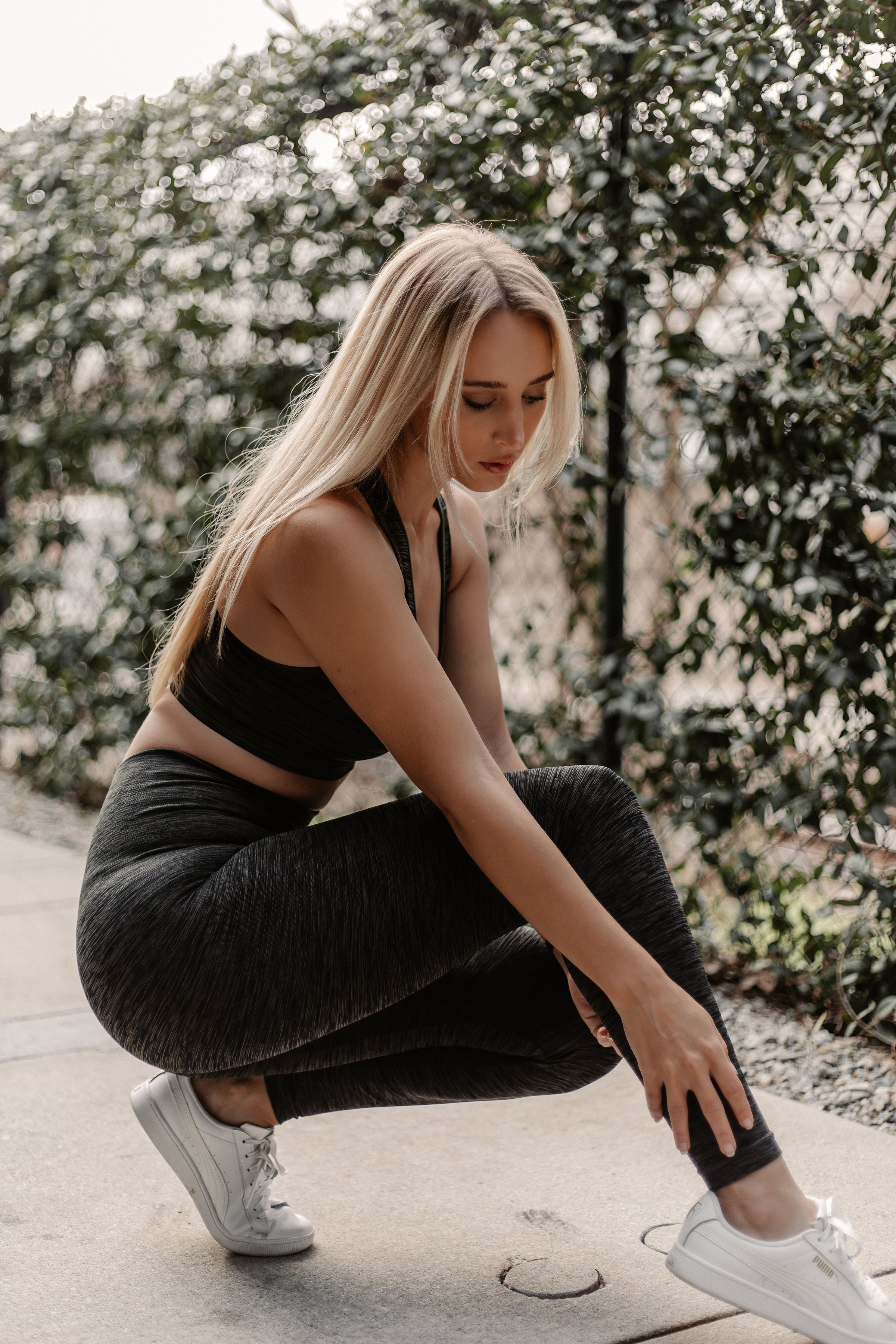 Multicolored Stripe Leggings — Black Multi Color / One Size