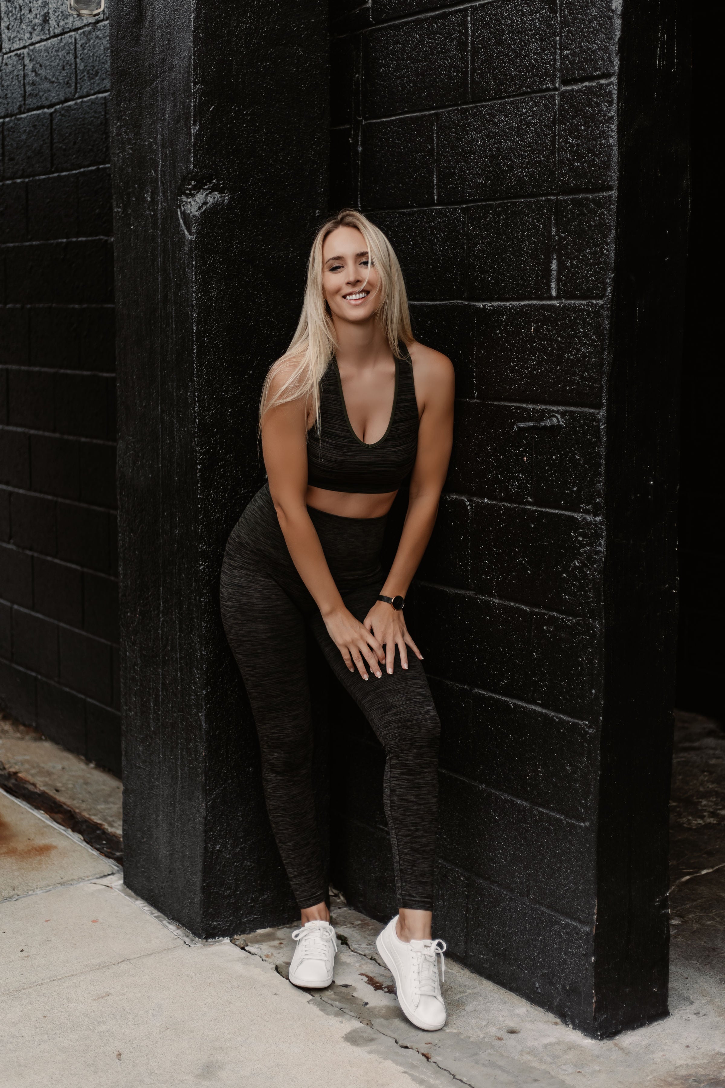 Multicolored Stripe Leggings — Olive Multi Color / One Size