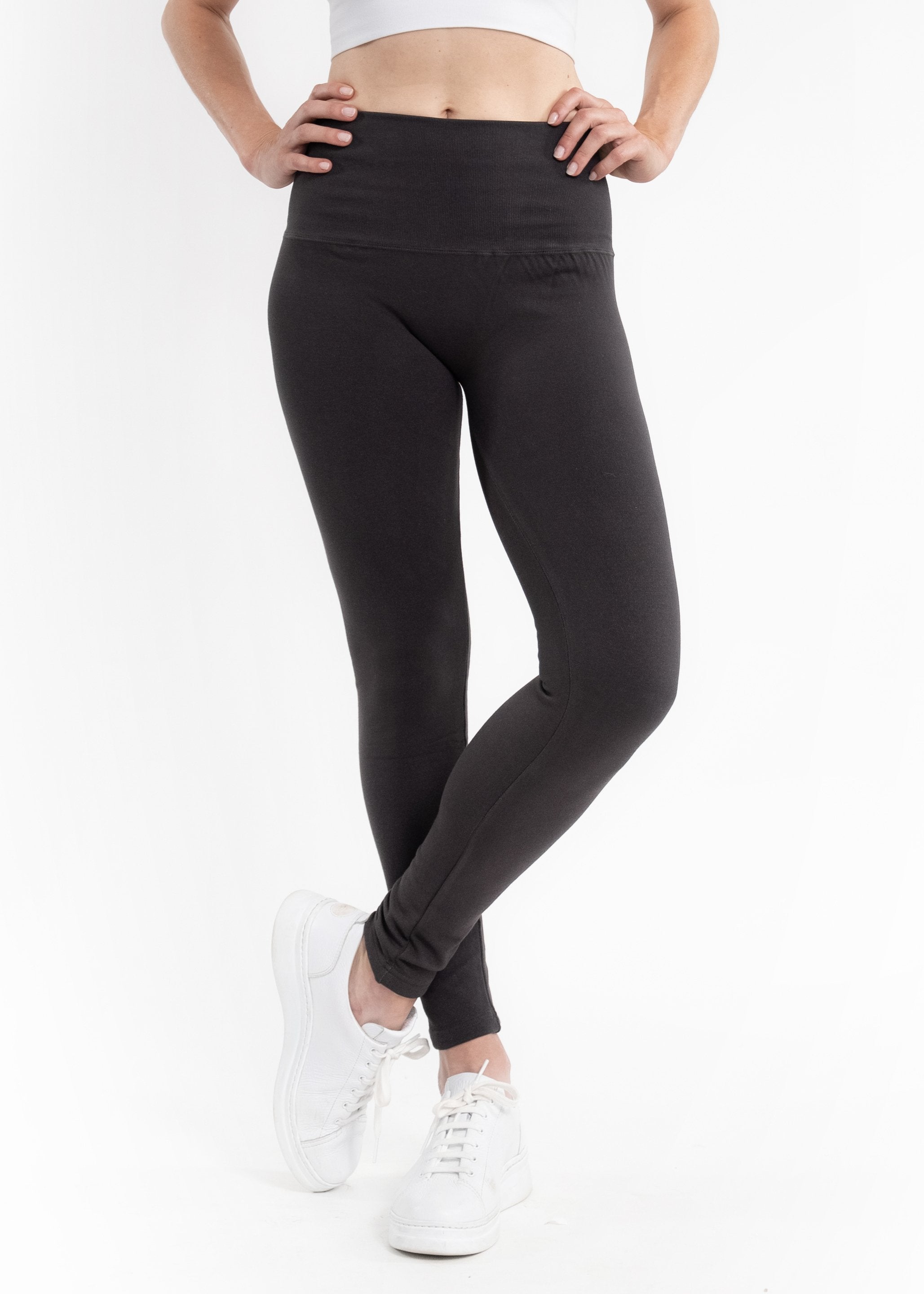 Fleece Lined Leggings — Charcoal / Regular 0-8