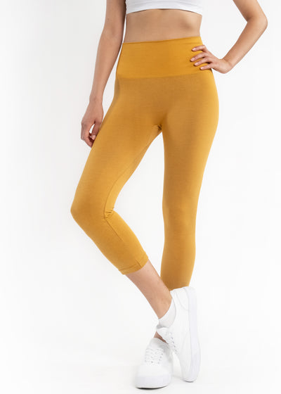 High-Waist Cropped Jeggings