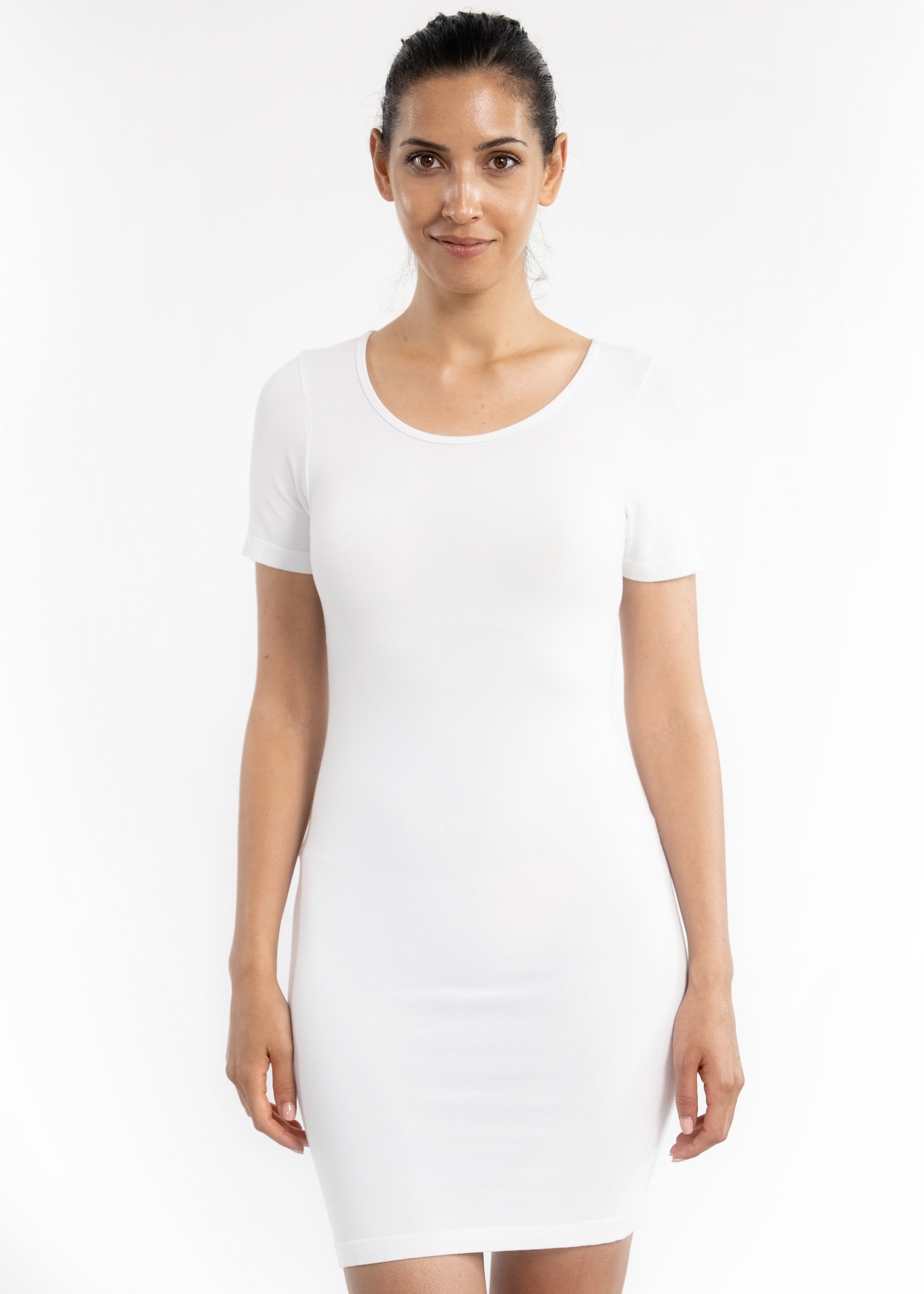 Short Sleeve Reversible Dress/Tunic — White / Regular 0-12