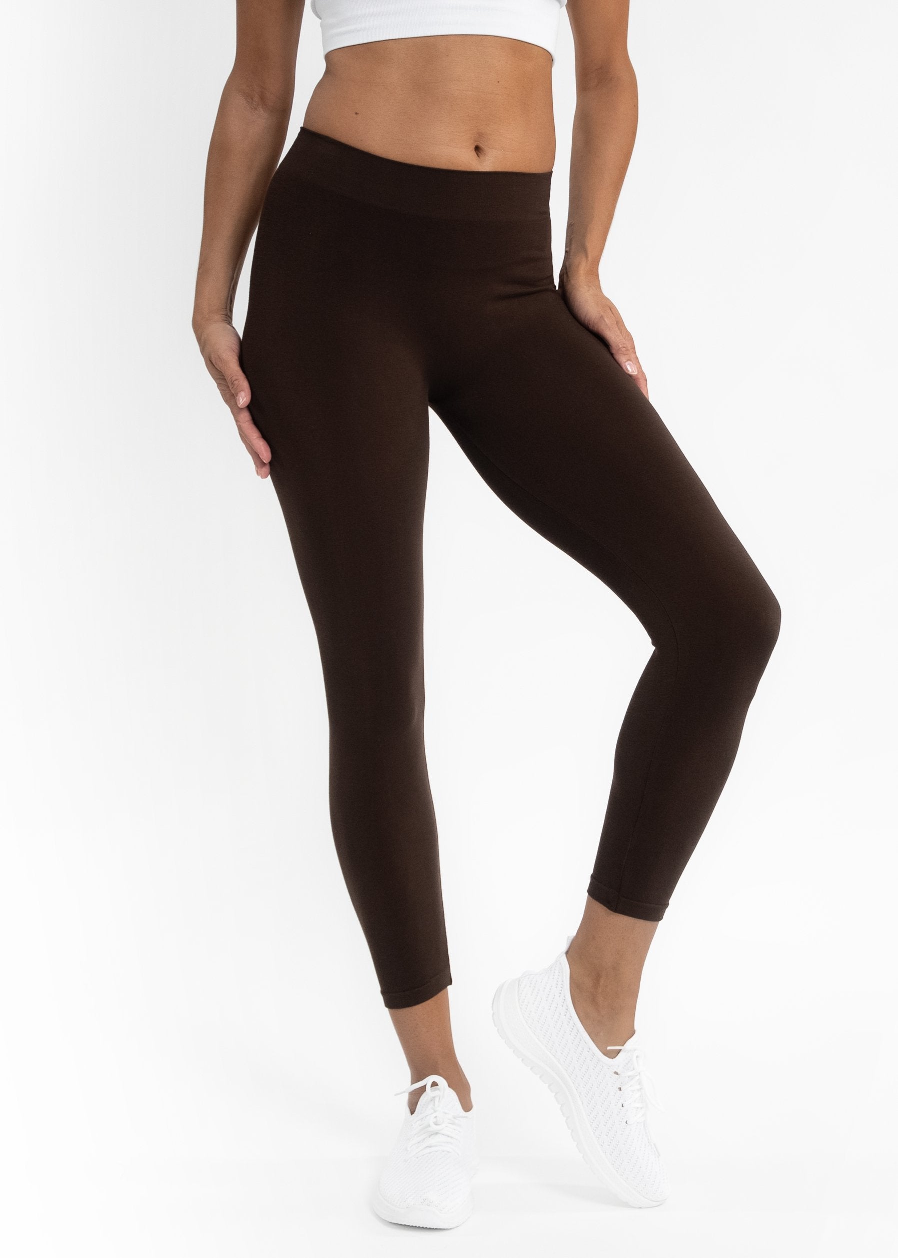 Elietian Fleece Lined High Waisted Seamless Legging