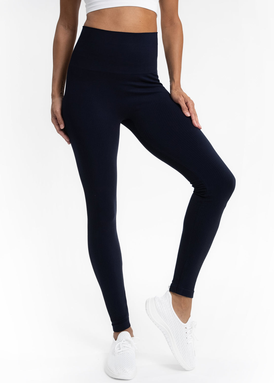 Ribbed High Waisted Leggings – MY ELIETIAN - Main Image