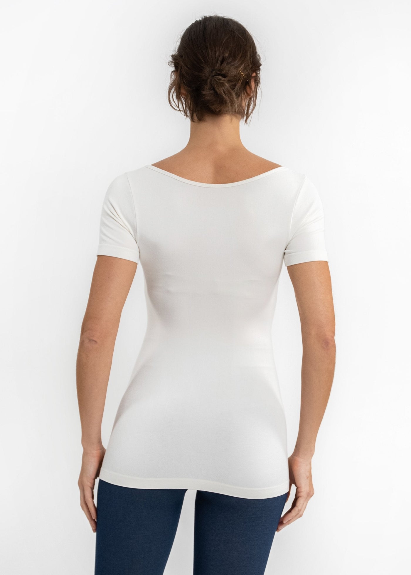 Short-Sleeve Reversible T-shirt Top